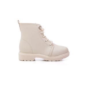 Bota Molekinha Coturno Juvenil Menina Cadarço 2164 Branco