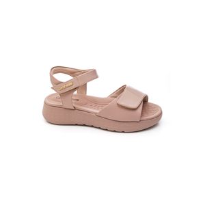 Sandália Comfortflex  Papete Feminina Velcro 2547305-04 Rosa