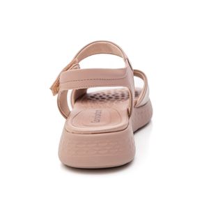 Sandália Comfortflex  Papete Feminina Velcro 2547305-04 Rosa