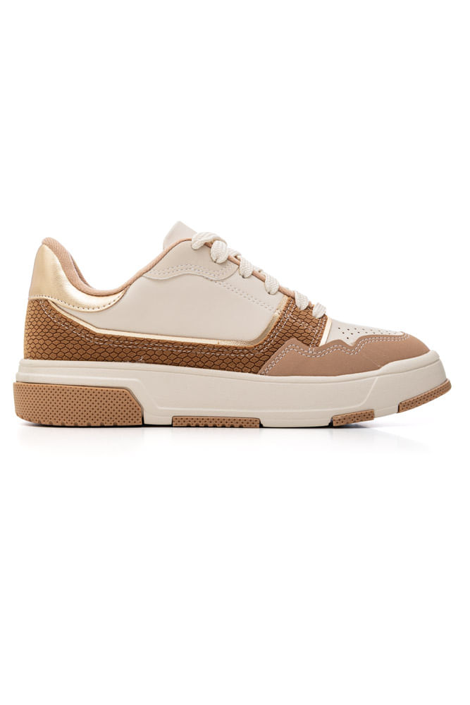 Tênis Vizzano Casual Feminino Sola Caixa 1455.102.29865 Off-White