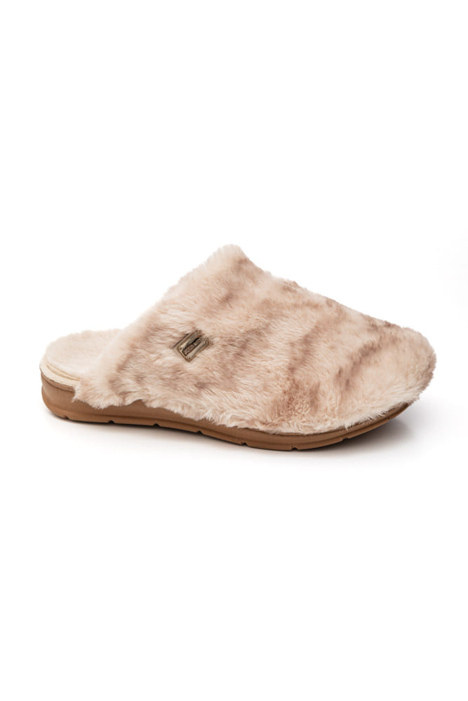 Pantufa Feminina Pegada 266013-01 Off-White