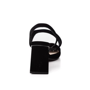 Sapato Bebecê Scarpin Feminino Nobuck T7024-307 Preto
