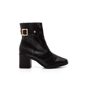 Bota Bebecê Cano Baixo Feminina Fivela T6230-621 Preto