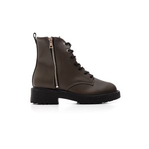 Bota Coturno Vizzano Coturno Feminino Tratorado 3103.104.23572 Verde Escuro