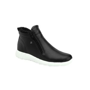 Tênis Botinha Piccadilly Cano Alto Feminina Napa 970115 Preto