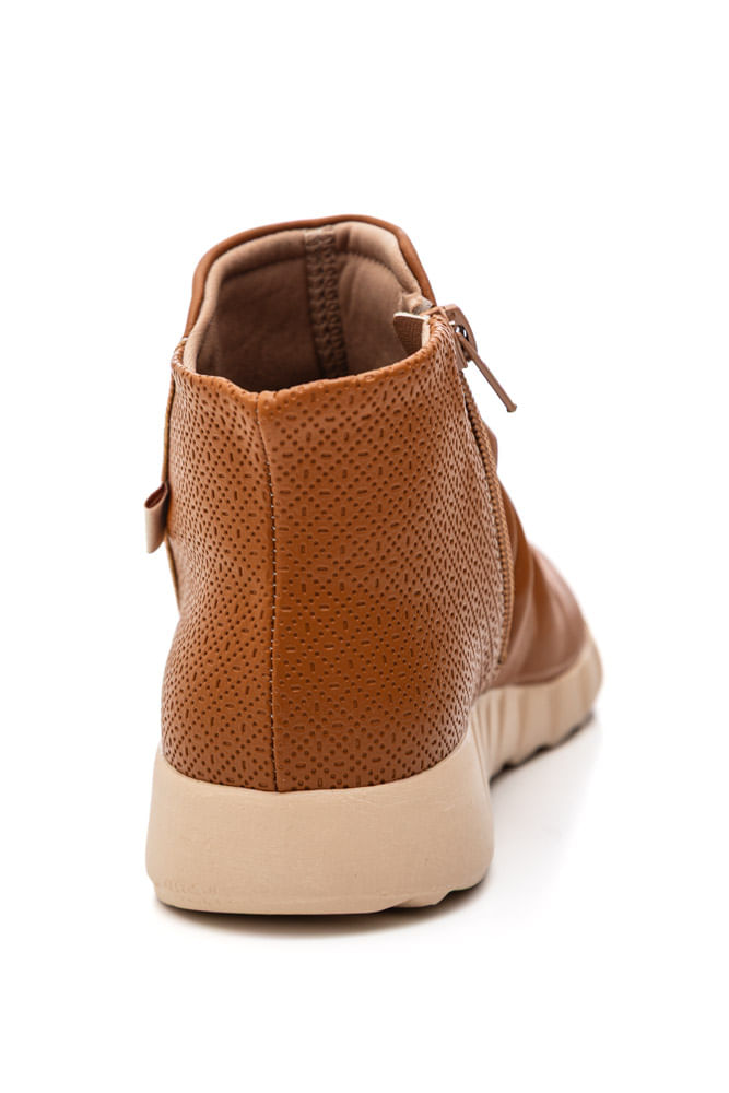 Tenis-Piccadilly-Cano-Medio-Feminino-Abotinado-970114-Caramelo