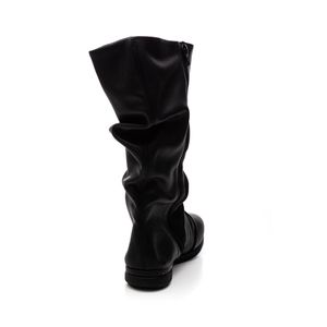 Bota Piccadilly Slouchy Feminina Em Napa 261025 Preto