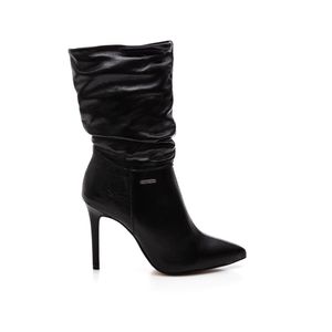 Bota Ankle Boot Bottero Slouchy Feminina Couro 347004-35 Preto
