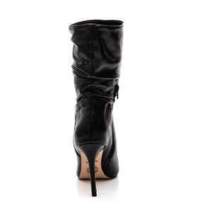 Bota Ankle Boot Bottero Slouchy Feminina Couro 347004-35 Preto