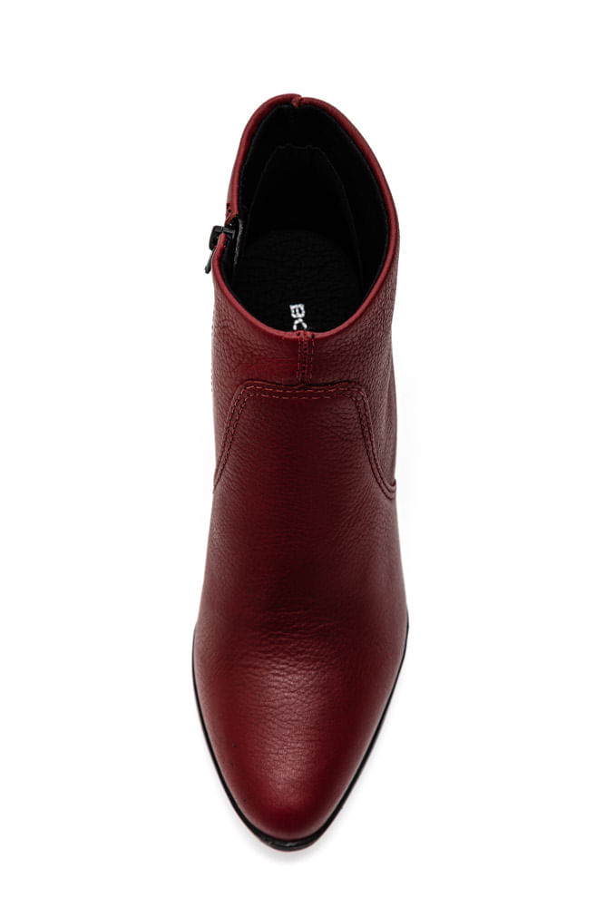 Bota-Bottero-Cano-Curto-Feminina-Couro-346901-Bordo