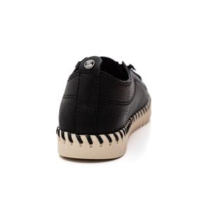 Tênis Bottero Confort Casual Feminino Couro 369504 Preto