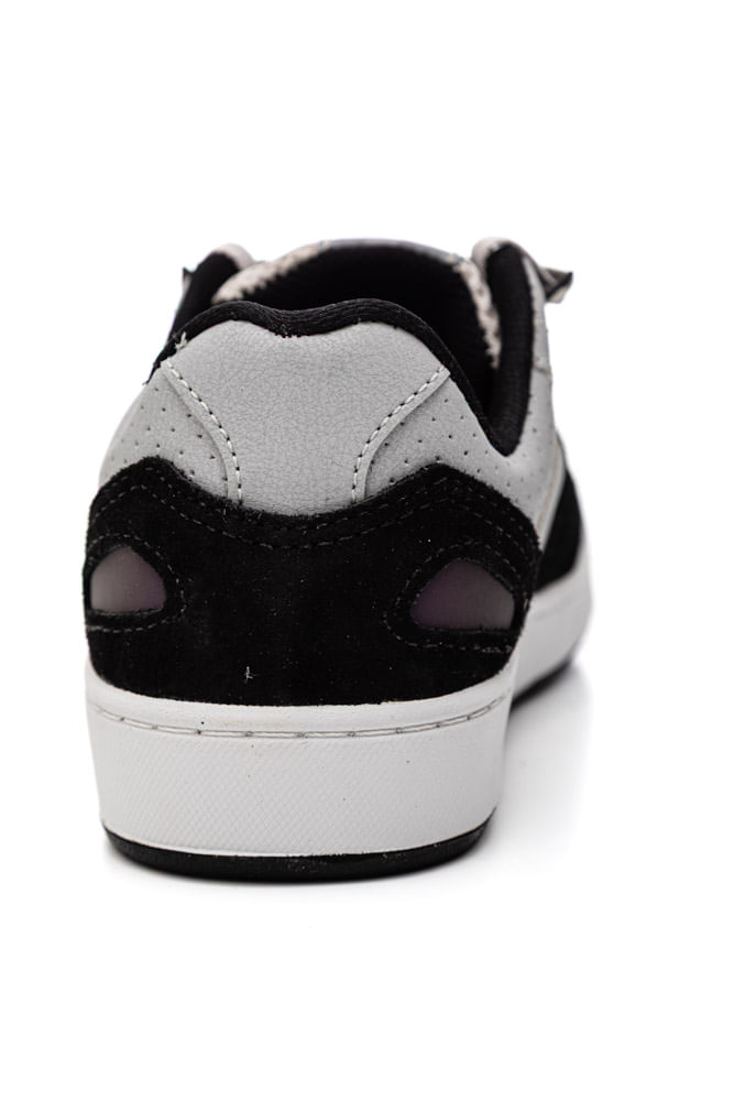 Tênis Qix Full Classic Masculino Couro 120015 Cinza