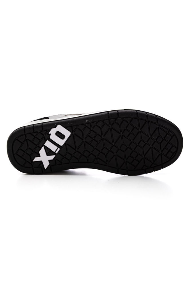 Tênis Qix Full Classic Masculino Couro 120015 Cinza