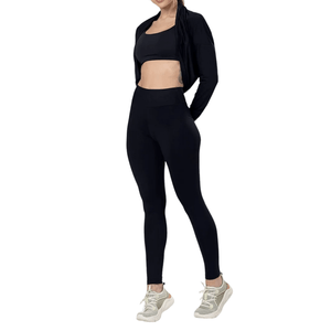 Calça Legging Graphene Básica Com Cintura Alta G0008 Preto