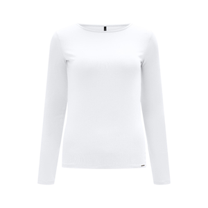 Blusa Lunender Manga Longa Básica 00341 Branco