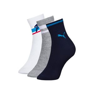 Kit Meia Puma Cano Médio Infantil Menino Esportiva 2720.001.979 Sortido