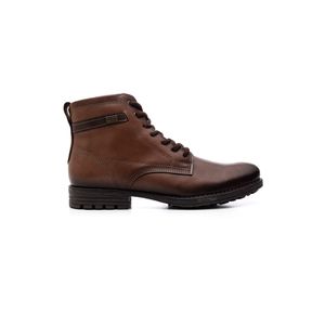 Bota Coturno Pegada Masculina Em Couro 180732-02 Castanho