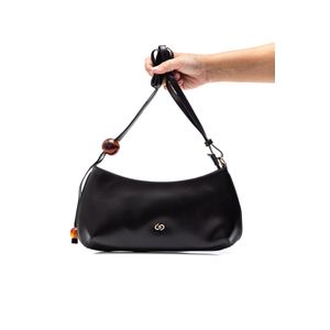 Bolsa Luxcel Transversal Feminina Baguete Bs72907ga Preto