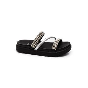 Chinelo Vizzano Papete Feminino Strass 6459.133.28506 Preto