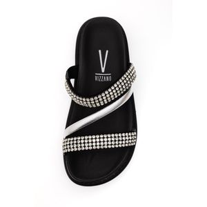 Chinelo Vizzano Papete Feminino Strass 6459.133.28506 Preto