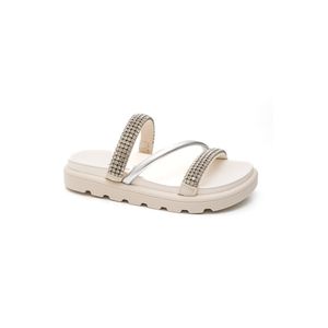 Chinelo Vizzano Papete Feminino Strass 6459.133.28506 Off-White