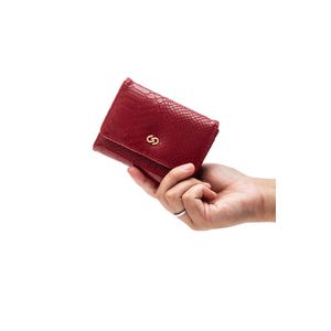 Carteira Luxcel De Mão Feminina Ca28008ga Vermelho