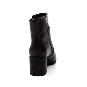 Bota Bottero Cano Baixo Feminina Couro 346913 Preto