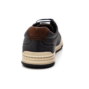 Sapatênis Democrata Denim Jay Masculino Couro 151401-002 Marinho