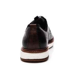 Sapato Democrata Metropolitan Masculino Couro 604201-001 Preto