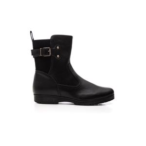 Bota Mooncity Casual Feminina Cano Baixo 71128 Preto