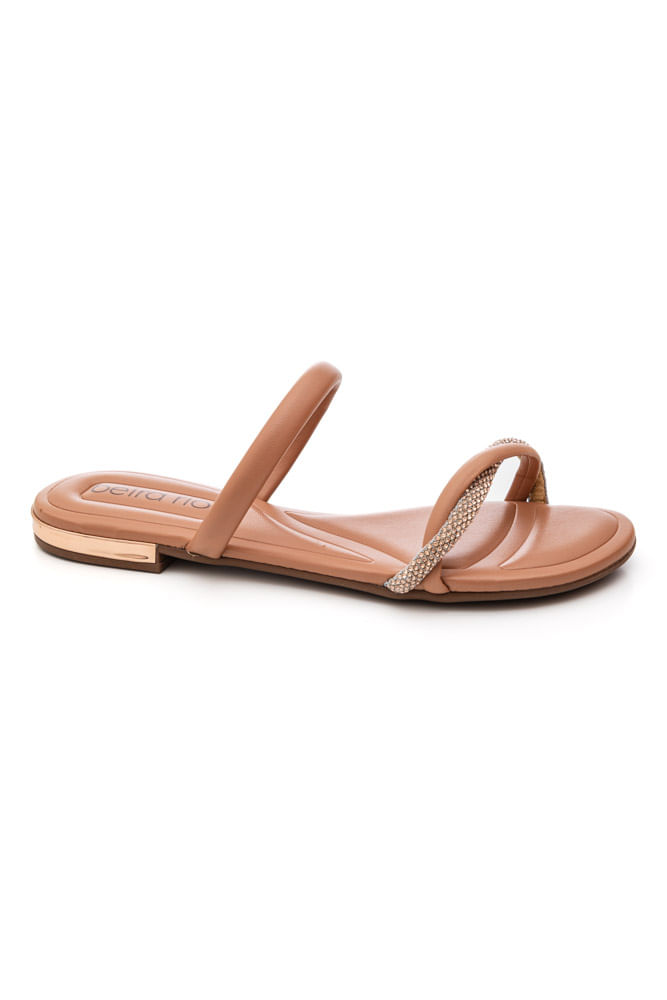 Chinelo Rasteira Beira Rio Feminino Napa 8263.982 Nude