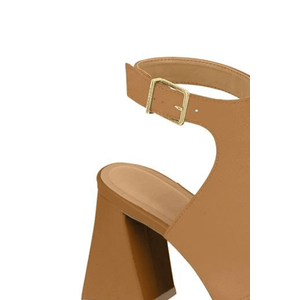 Sandália Vizzano Sandal Boot Feminina Salto Alto 6464.129.7286 Caramelo