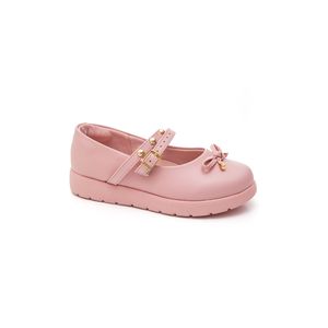 Sapatilha Molekinha Fivela Juvenil Menina Napa 2586.103 Rosa