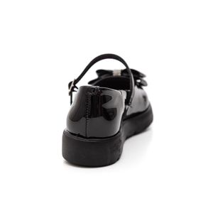 Sapatilha Molekinha Verniz Juvenil Menina Fivela 2586.101 Preto