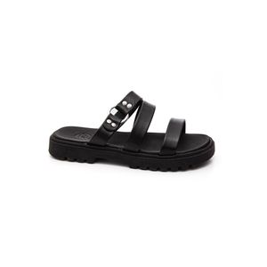 Chinelo Molekinha Rasteira Juvenil Menina Tratorado 2344.141.9569 Preto