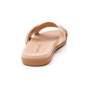 Chinelo Beira Rio Rasteira Feminina Strass 8544.103 Off-White