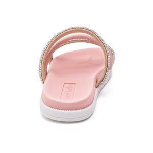 Chinelo Molekinha Rasteira Juvenil Menina Strass 2352.107 Rosa