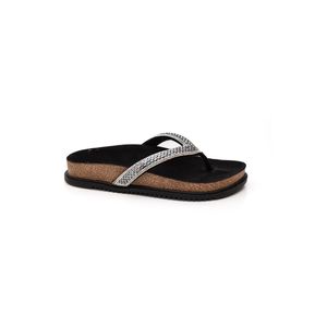 Chinelo Beira Rio Casual Feminino Flat 8524.108.28993 Preto