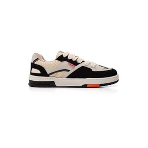 Tênis Zapy Masculino Detalhes Em Mesh 7273 Off-White