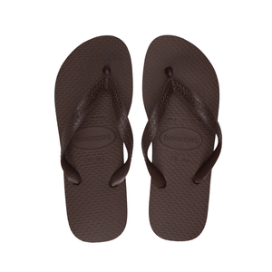 Chinelo Havaianas Top Unissex Tiras Slim Marrom