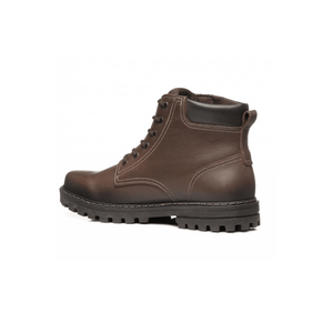 Bota Pegada Coturno Masculina Couro 181510-04 Marrom