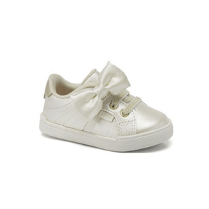 Tênis Klin Casual Bebe Menina Elastico 358.002-13214 Off-White