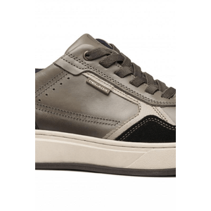 Tênis Pegada Casual Masculino Couro 111704-11 Chumbo