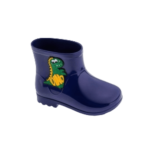 Bota Charmosinha Galocha Bêbê Menino Dino 2190 Azul