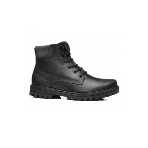 Bota Pegada Coturno Masculina Couro 181502-09 Preto