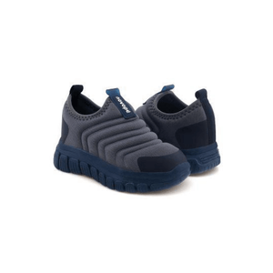Tênis Novope Juvenil Menino Soft Tech Super Flex 99001125-3581j Chumbo