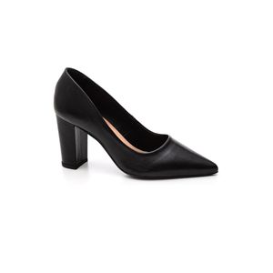 Sapato Areta Bico Fino Feminino Couro 3550-22302c Preto