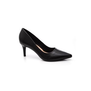 Sapato Areta Bico Fino Feminino Couro 10850-24841c Preto