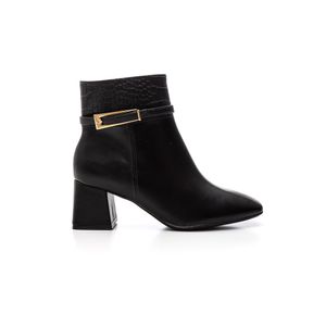 Bota Vizzano Cano Curto Feminino Bico Quadrado 3098.104.29304 Preto