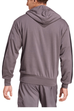 Blusao-Adidas-Essentials-3-Stripes-Capuz-Je6365-Cinza